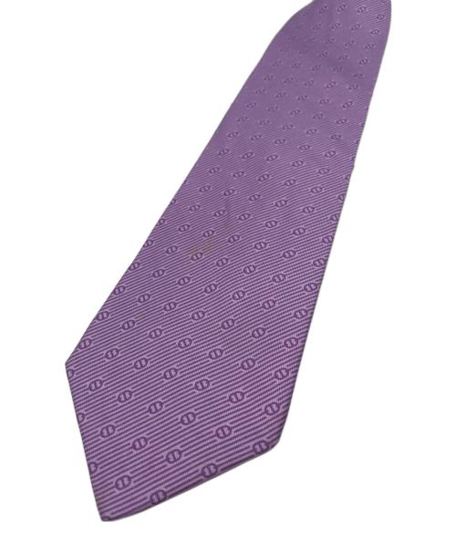 HERMES（エルメス）HERMES (エルメス) ネクタイ パープル サイズ:不明の古着・服飾アイテム