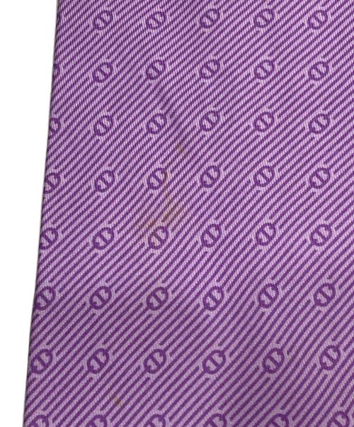 HERMES（エルメス）HERMES (エルメス) ネクタイ パープル サイズ:不明の古着・服飾アイテム