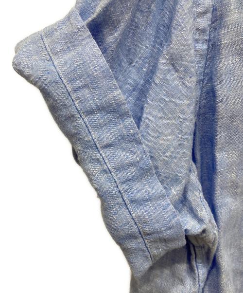 POLO RALPH LAUREN（ポロ・ラルフローレン）POLO RALPH LAUREN (ポロ・ラルフローレン) リネンシャツ スカイブルー サイズ:SIZE Lの古着・服飾アイテム