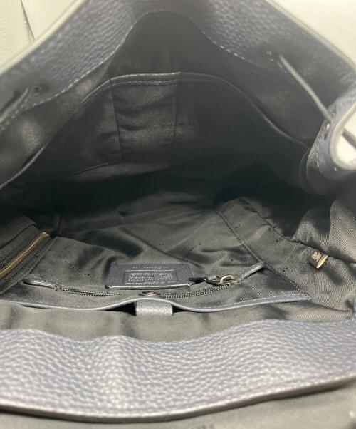 COACH（コーチ）COACH (コーチ) マンハッタン バックパック ネイビー×ブラックの古着・服飾アイテム