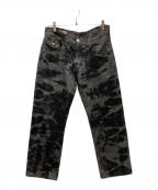 TRUE RELIGIONトゥルー レリジョン）の古着「タイダイ 染めデニム」｜ブラック