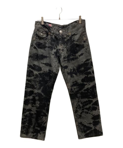 TRUE RELIGION（トゥルー レリジョン）TRUE RELIGION (トゥルー レリジョン) タイダイ 染めデニム ブラック サイズ:32の古着・服飾アイテム