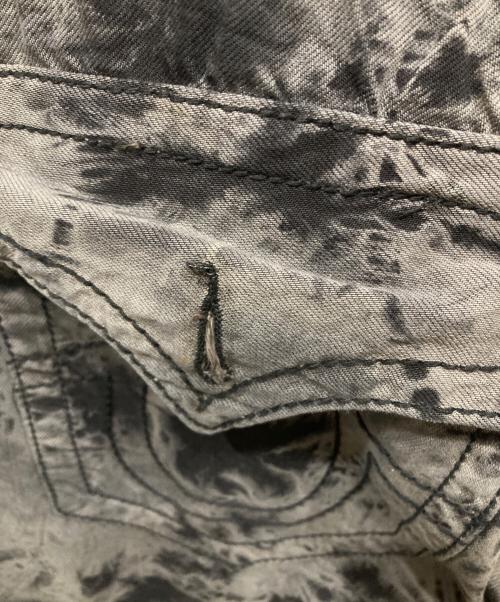 TRUE RELIGION（トゥルー レリジョン）TRUE RELIGION (トゥルー レリジョン) タイダイ 染めデニム ブラック サイズ:32の古着・服飾アイテム
