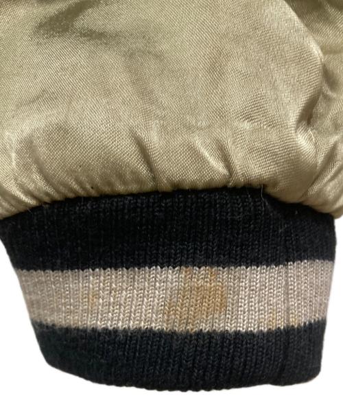 花旅楽団（ハナタビガクダン）花旅楽団 (ハナタビガクダン) スカジャン ブラック サイズ:SIZE Sの古着・服飾アイテム