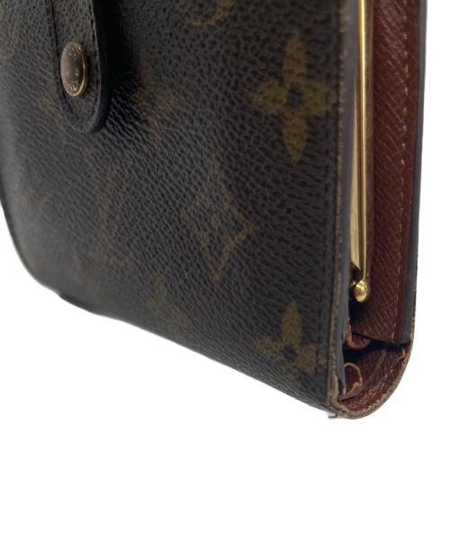 LOUIS VUITTON（ルイ ヴィトン）LOUIS VUITTON (ルイ ヴィトン) 2つ折り財布　モノグラム　ポルトモネ・ビエ・ヴィエノワ ブラウンの古着・服飾アイテム