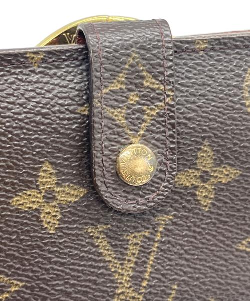 LOUIS VUITTON（ルイ ヴィトン）LOUIS VUITTON (ルイ ヴィトン) 2つ折り財布　モノグラム　ポルトモネ・ビエ・ヴィエノワ ブラウンの古着・服飾アイテム