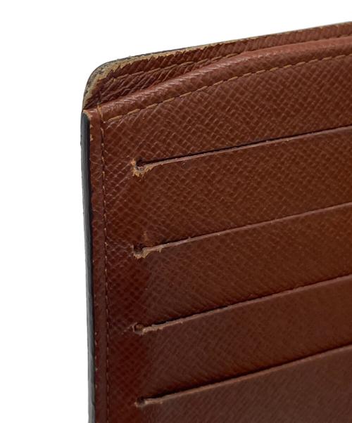 LOUIS VUITTON（ルイ ヴィトン）LOUIS VUITTON (ルイ ヴィトン) 2つ折り財布　モノグラム　ポルトモネ・ビエ・ヴィエノワ ブラウンの古着・服飾アイテム