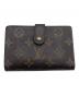 LOUIS VUITTON（ルイ ヴィトン）の古着「2つ折り財布　モノグラム　ポルトモネ・ビエ・ヴィエノワ」｜ブラウン
