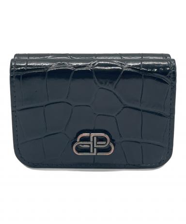 中古・古着通販】BALENCIAGA (バレンシアガ) 3つ折り財布 BBメタルロゴ