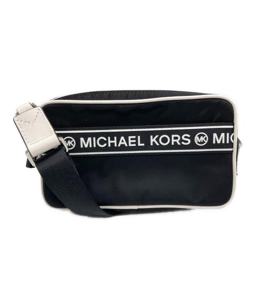 MICHAEL KORS（マイケル・コース）MICHAEL KORS (マイケル・コース) ショルダーバッグ ブラック×ホワイトの古着・服飾アイテム