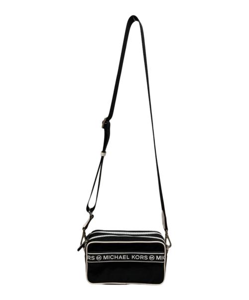 MICHAEL KORS（マイケル・コース）MICHAEL KORS (マイケル・コース) ショルダーバッグ ブラック×ホワイトの古着・服飾アイテム
