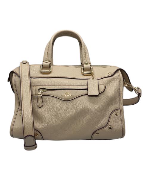 COACH（コーチ）COACH (コーチ) 2WAYバッグ アイボリーの古着・服飾アイテム