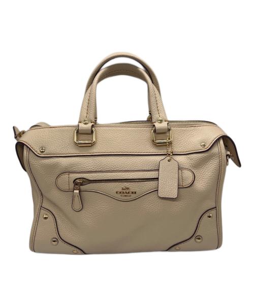 COACH（コーチ）COACH (コーチ) 2WAYバッグ アイボリーの古着・服飾アイテム