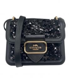 COACH（コーチ）の古着「モーガン スクエア クロスボディ」｜ブラック