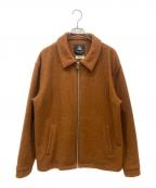 RIERリア）の古着「FLEECE BLOUSON」｜ブラウン