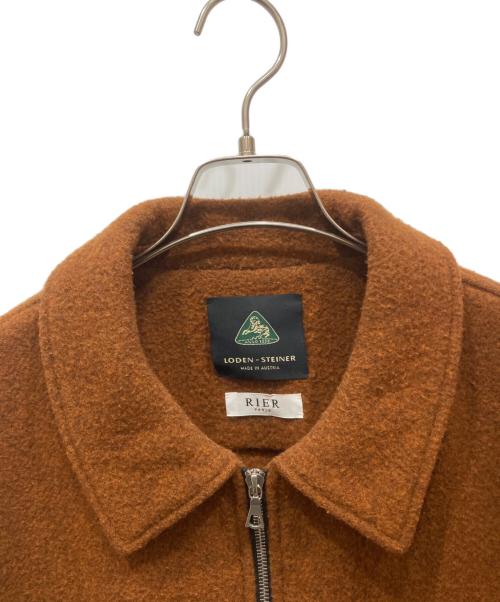 RIER（リア）RIER (リア) FLEECE BLOUSON ブラウン サイズ:Lの古着・服飾アイテム