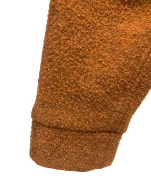 RIER（リア）RIER (リア) FLEECE BLOUSON ブラウン サイズ:Lの古着・服飾アイテム