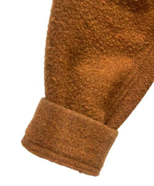 RIER（リア）RIER (リア) FLEECE BLOUSON ブラウン サイズ:Lの古着・服飾アイテム