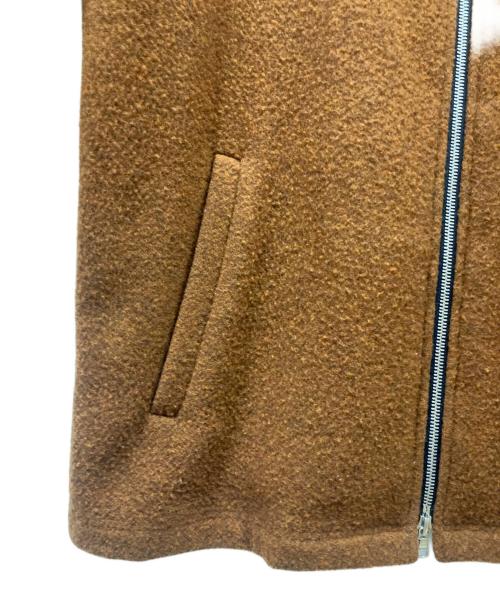 RIER（リア）RIER (リア) FLEECE BLOUSON ブラウン サイズ:Lの古着・服飾アイテム