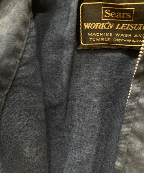 Sears（シアーズ）Sears (シアーズ) ワークジャケット　WORK'N LEISURE ネイビー サイズ:不明の古着・服飾アイテム