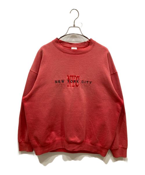 FRUIT OF THE LOOM（フルーツオブザルーム）FRUIT OF THE LOOM (フルーツオブザルーム) 刺繍スウェット レッド サイズ:XLの古着・服飾アイテム