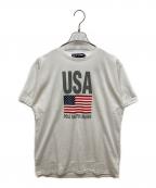 POLO SPORTポロスポーツ）の古着「両面プリントTシャツ」｜ホワイト