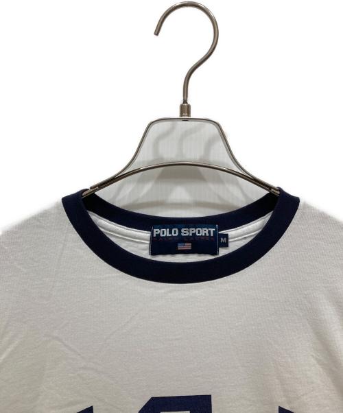 POLO SPORT（ポロスポーツ）POLO SPORT (ポロスポーツ) USAプリントTシャツ ホワイト サイズ:SIZE Mの古着・服飾アイテム