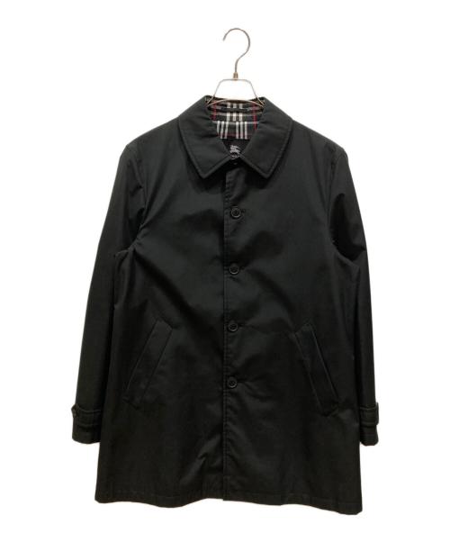 BURBERRY BLACK LABEL（バーバリーブラックレーベル）BURBERRY BLACK LABEL (バーバリーブラックレーベル) ステンカラーコート ブラック サイズ:SIZE Mの古着・服飾アイテム