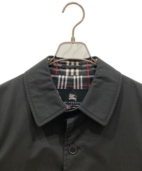 BURBERRY BLACK LABEL（バーバリーブラックレーベル）BURBERRY BLACK LABEL (バーバリーブラックレーベル) ステンカラーコート ブラック サイズ:SIZE Mの古着・服飾アイテム