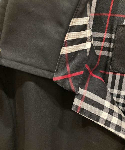 BURBERRY BLACK LABEL（バーバリーブラックレーベル）BURBERRY BLACK LABEL (バーバリーブラックレーベル) ステンカラーコート ブラック サイズ:SIZE Mの古着・服飾アイテム