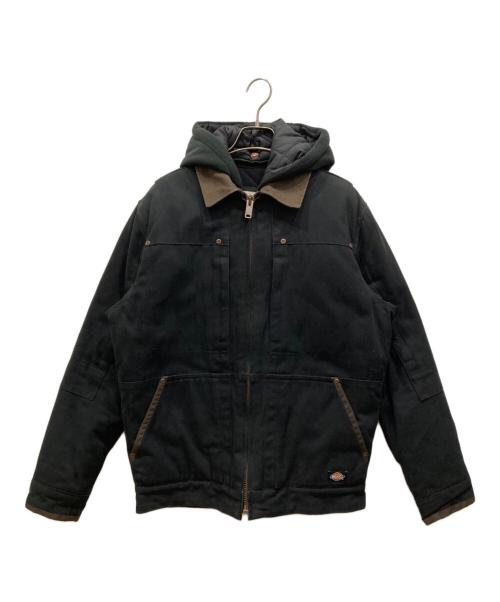Dickies（ディッキーズ）Dickies (ディッキーズ) フーデットダックジャケット ブラック サイズ:SIZE Mの古着・服飾アイテム