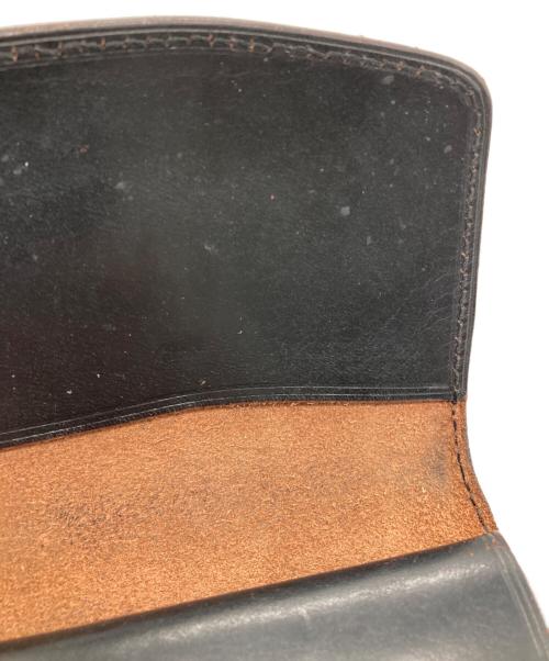 6t leather works（シックスティーレザーワークス）6t leather works (シックスティーレザーワークス) レザーウォレット ブラックの古着・服飾アイテム