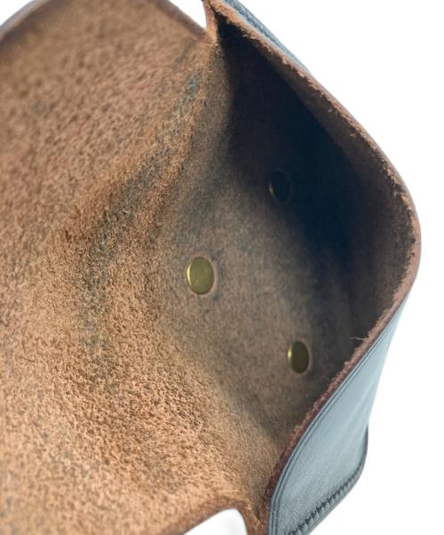 6t leather works（シックスティーレザーワークス）6t leather works (シックスティーレザーワークス) レザーウォレット ブラックの古着・服飾アイテム