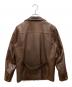 GLAD HAND (グラッドハンド) カウレザーカーコート ブラウン サイズ:SIZE M：50000円