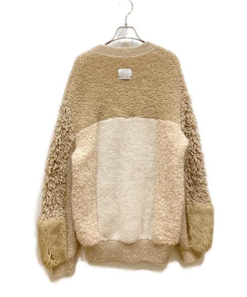 STELLA McCARTNEY（ステラマッカートニー）STELLA McCARTNEY (ステラマッカートニー) 切替ニットカーディガン ベージュ サイズ:SIZE 38の古着・服飾アイテム