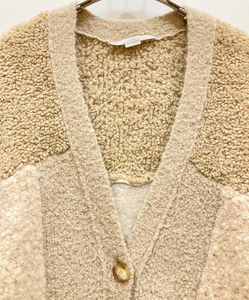 STELLA McCARTNEY（ステラマッカートニー）STELLA McCARTNEY (ステラマッカートニー) 切替ニットカーディガン ベージュ サイズ:SIZE 38の古着・服飾アイテム