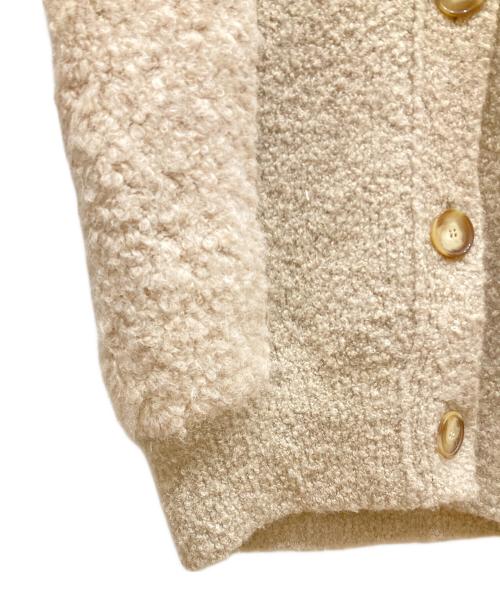 STELLA McCARTNEY（ステラマッカートニー）STELLA McCARTNEY (ステラマッカートニー) 切替ニットカーディガン ベージュ サイズ:SIZE 38の古着・服飾アイテム