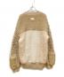 STELLA McCARTNEY (ステラマッカートニー) 切替ニットカーディガン ベージュ サイズ:SIZE 38：15000円