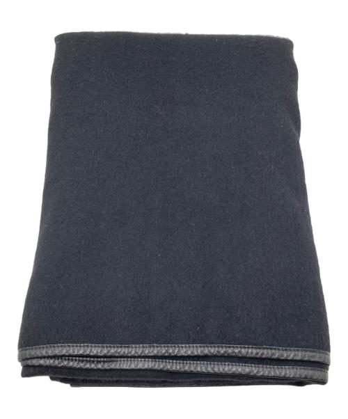 ASAUCE MELER（アソースメレ）ASAUCE MELER (アソースメレ) パイピングカシミヤストール ブラックの古着・服飾アイテム