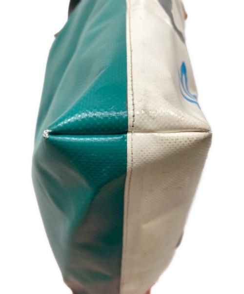 MARNI（マルニ）MARNI (マルニ) PVCショッピングバッグ ホワイト×グリーンの古着・服飾アイテム