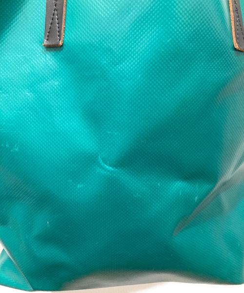 MARNI（マルニ）MARNI (マルニ) PVCショッピングバッグ ホワイト×グリーンの古着・服飾アイテム