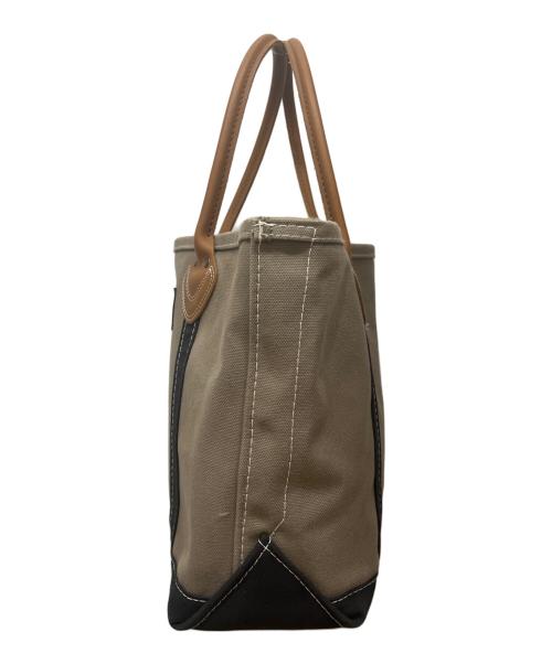L.L.Bean（エルエルビーン）L.L.Bean (エルエルビーン) レザー・ハンドル・カタディン・ボート・アンド・トート ブラウンの古着・服飾アイテム