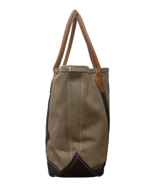 L.L.Bean（エルエルビーン）L.L.Bean (エルエルビーン) レザー・ハンドル・カタディン・ボート・アンド・トート ブラウンの古着・服飾アイテム