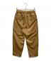 mas. (マス) YOUR SONG IS GOOD ELASTIC BAGGIES 10pocketsパンツ ベージュ サイズ:SIZE S：5000円