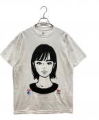 kyne on airキネ オンエア）の古着「プリントTシャツ」｜ホワイト