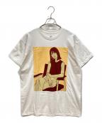 kyne on airキネ オンエア）の古着「プリントTシャツ」｜ホワイト