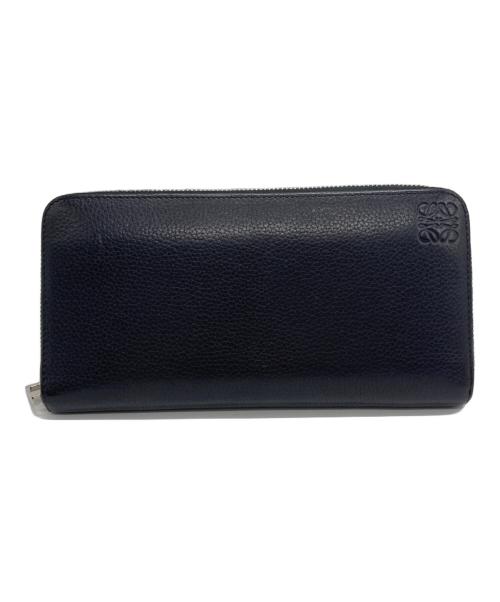 LOEWE（ロエベ）LOEWE (ロエベ) ラウンドファスナー長財布 ブラックの古着・服飾アイテム