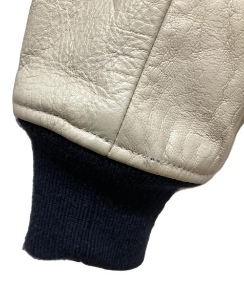 AVIREX（アヴィレックス）AVIREX (アヴィレックス) スタジャン ネイビー×ベージュ サイズ:SIZE Lの古着・服飾アイテム