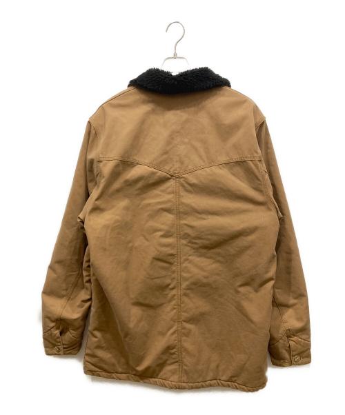 Carhartt WIP（カーハート ワークインプログレス）CARHARTT WIP (カーハート ワークインプログレス) NEWMAN COAT ブラウン×ブラック サイズ:SIZE Lの古着・服飾アイテム