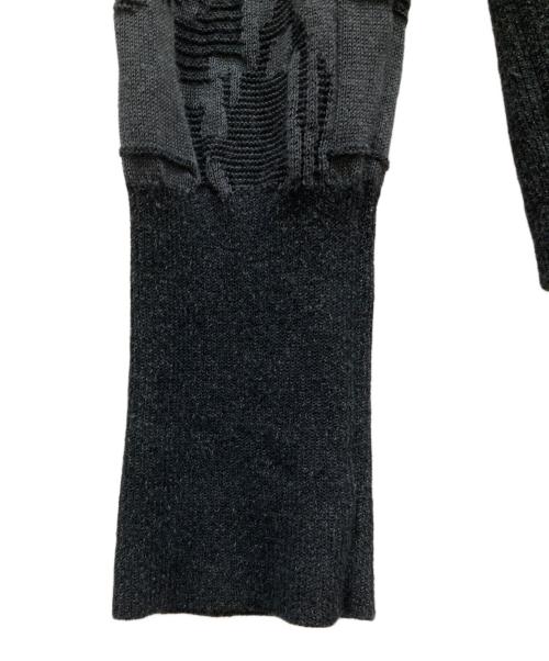 Vivienne Westwood RED LABEL（ヴィヴィアンウエストウッドレッドレーベル）Vivienne Westwood RED LABEL (ヴィヴィアンウエストウッドレッドレーベル) MESSY ORB TARTAN KNITクルーネックカーディガン グレー サイズ:00の古着・服飾アイテム